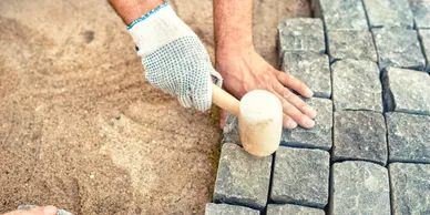 Paver installation